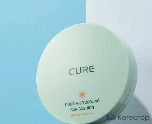 Солнцезащитный крем-кушон KIM JEONG MOON Aloe La Sense Loe Cure Aqua Mild Cooling Sun Cushion SPF50+ PA++++, 25 г, 1 шт.