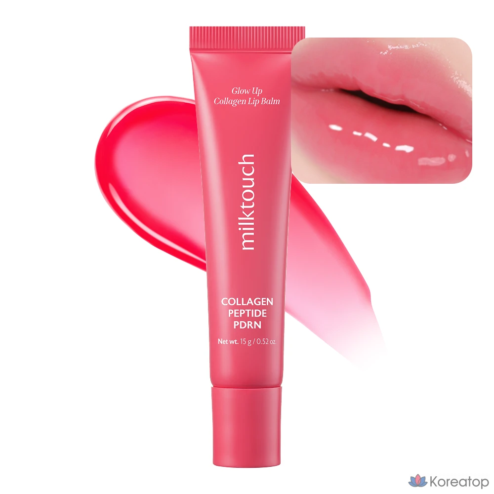 Бальзам для губ Milk Touch Glow Up Collagen, 1 шт., 15 г, № 3 Berritart