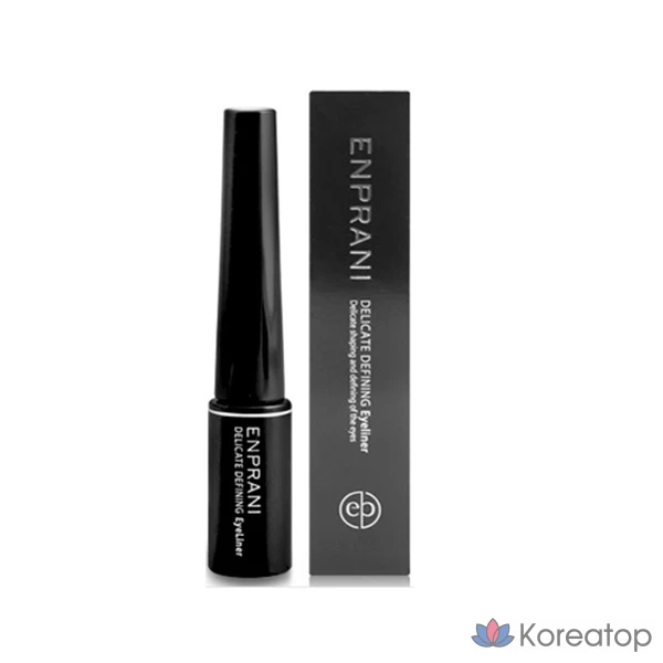 Жидкая подводка для глаз Enprani Delicate Defining Eyeliner, черная, 1 шт., фото 2
