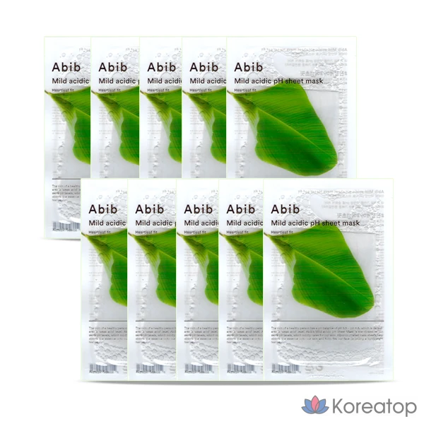 Листы для определения pH слабокислой среды Abib, 10 листов, упаковка из 10 штук.