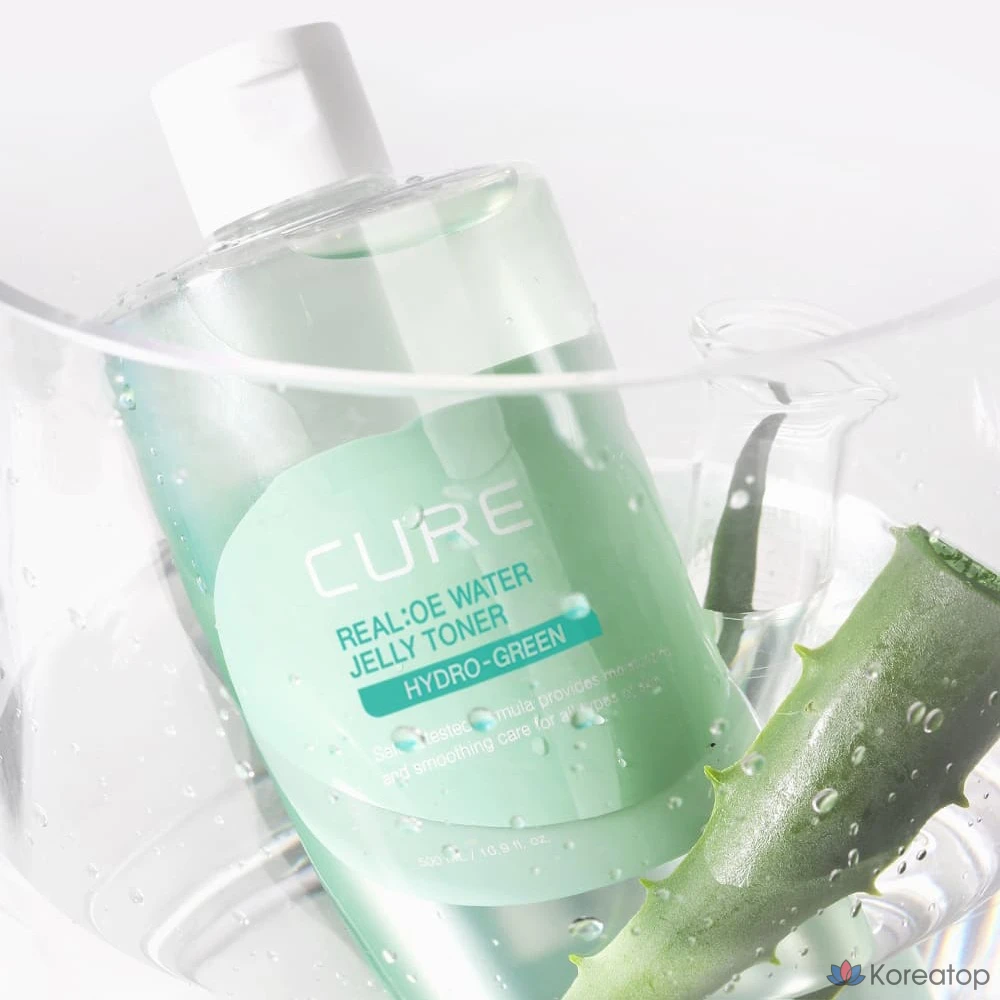 Тоник-гель для душа KIM JEONG MOON Aloe Lasence Cure Realoe Water Jelly Toner, 500 мл, 1 шт.