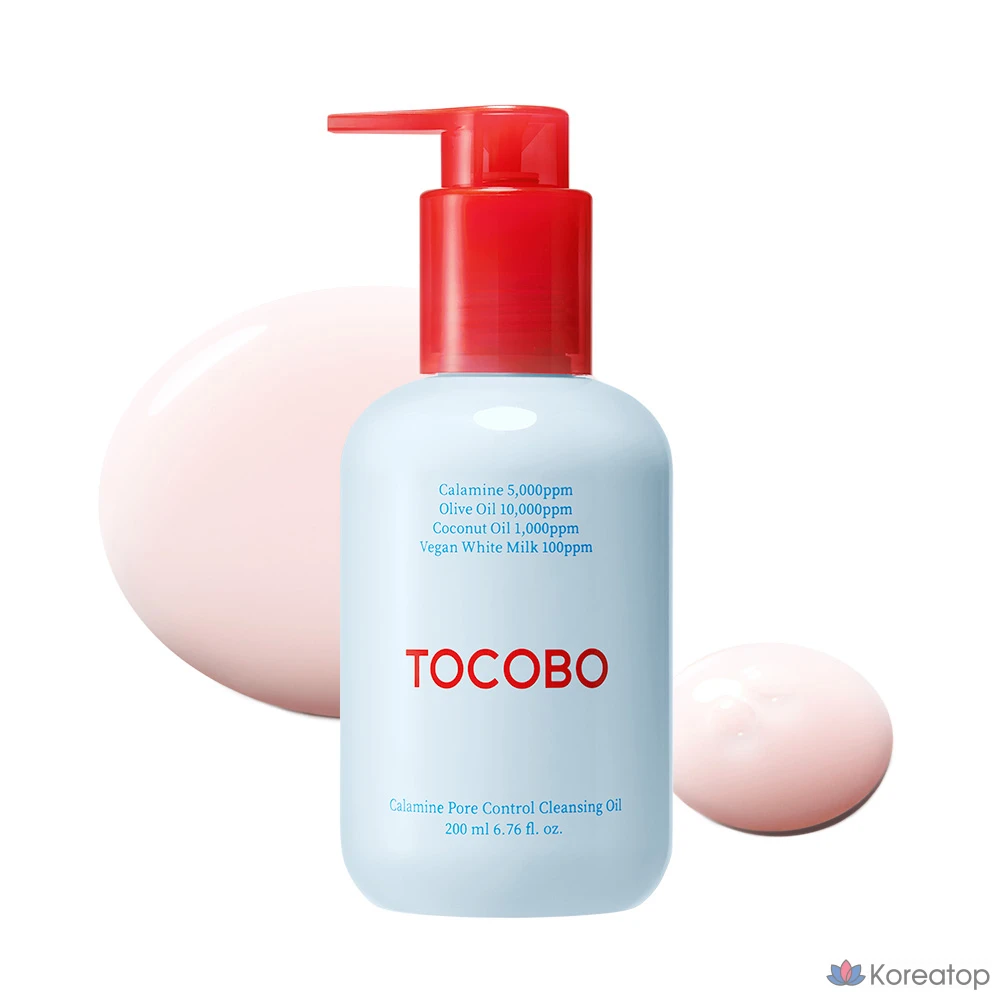 Tokobo Calamine Pore Control Очищающее масло, 1 шт., 200 мл