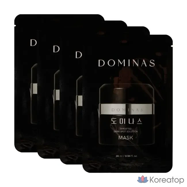 Тканевая маска для лица Dominas Season 6 Brightening Mask, 28 мл, 1 шт.