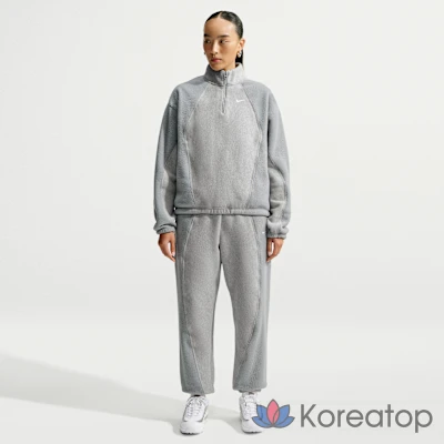 Свитшот женский Nike Studio Fleece Heavyweight Plush Oversized Quarter-Zip
