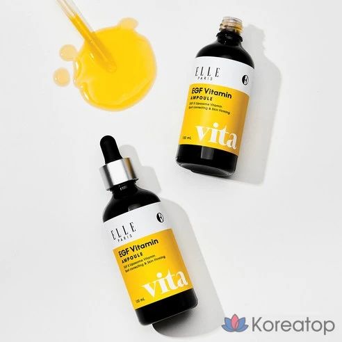 Интенсивная ампула для упругости кожи с витамином EGF ELLE PARIS