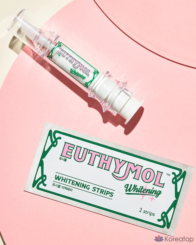 Набор для ухода Euthymol Whitening Program Teeth Whitening Booster + Patch 5-piece Set, 1 шт.