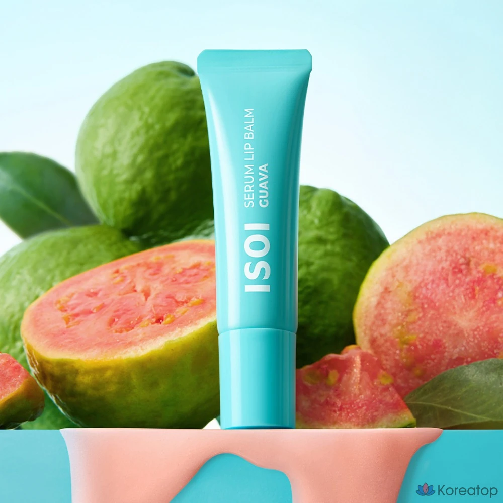 Isoi Serum Бальзам для губ Гуава, 10 г, 1 шт., без запаха