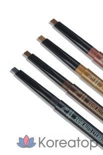 Карандаш для бровей Holika Holika Wonder Drawing 24h Auto Eyebrow AD, оттенок 01 Gray Black, 1 шт., фото 2