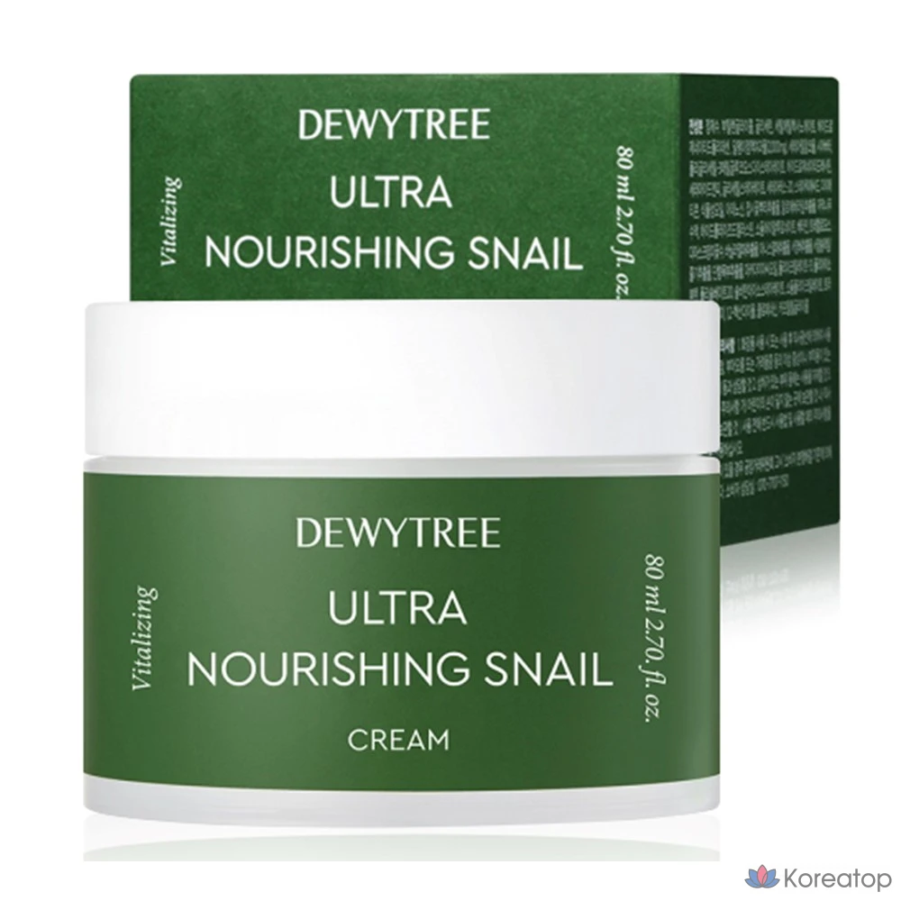 Увлажняющий крем Dewtree Ultra Vitalizing Snail Cream, 80 мл, 1 шт.