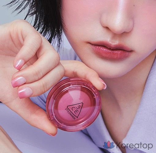 3CE Bouncy Blur Balm Cream Blusher 4.8g, Fig Soda, 1 шт., фото 4