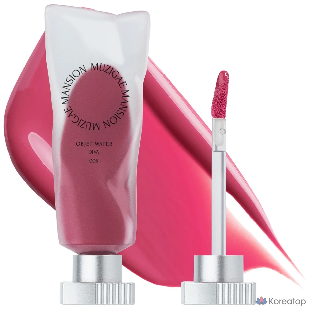 Тинт для губ Muzigae Mansion Objet Water Tint, оттенок 005 Diva, 1 шт.