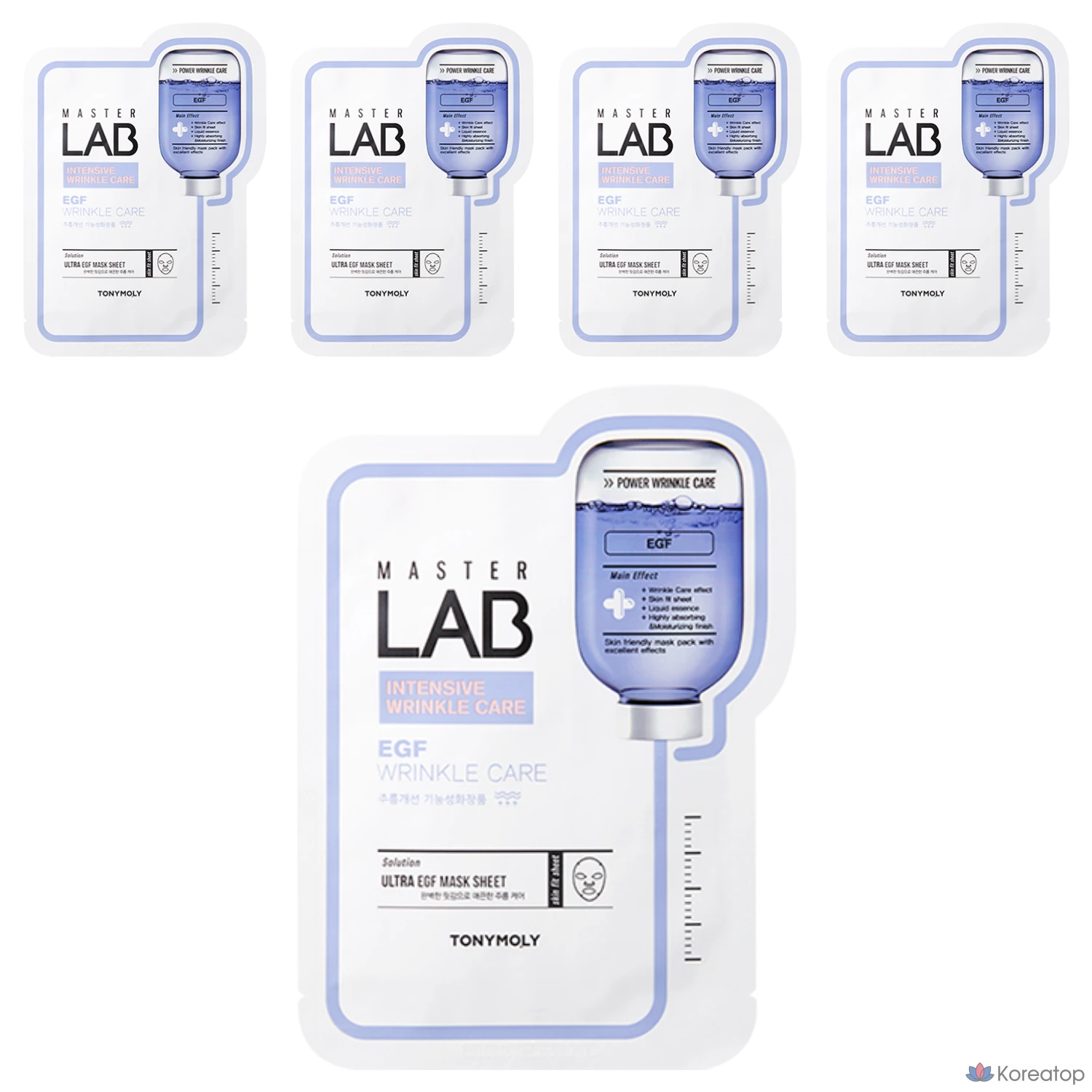 Маска для лица Tony Moly Master Lab Easy F Mask Sheet, 19 г, 1 упаковка, 5 штук.