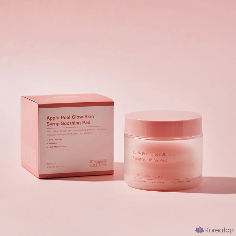 Успокаивающие подушечки Ingredient Editor с сиропом из яблочной кожуры, 230 мл, 40 листов, 1 упаковка.