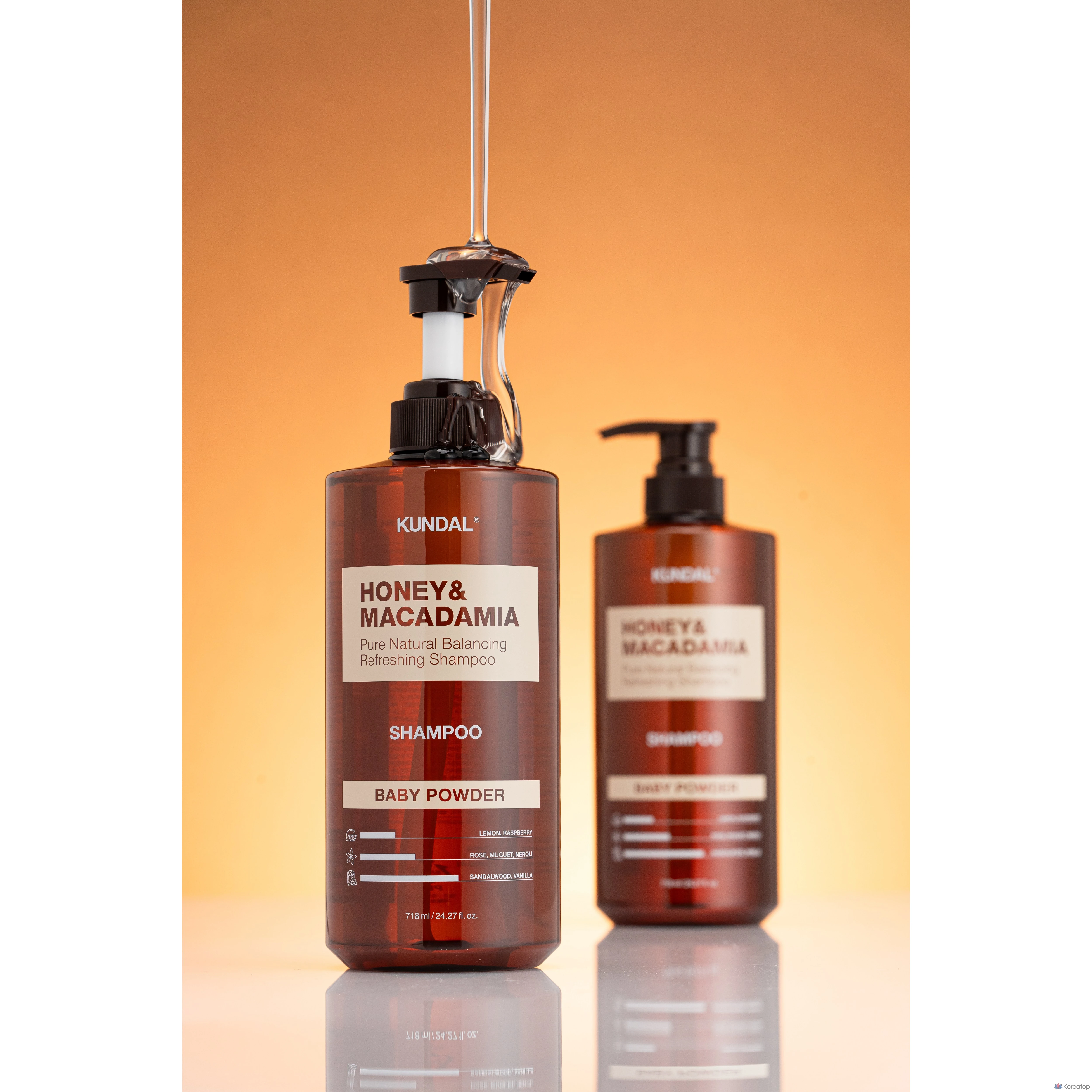 Kundal Honey & Macadamia Nature Шампунь Блан, 1,058 л, 1 шт., фото 3