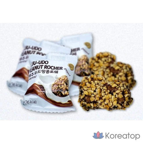 Оригинальные арахисовые конфеты Jeju Udo Roche, 70 г