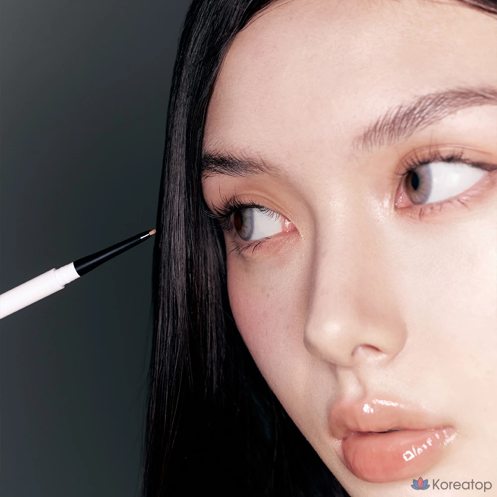 Подводка для глаз Namem Perfect Tail Eye Designing Pencil Slim Liner, 1 шт., серовато-лиловый цвет., фото 4