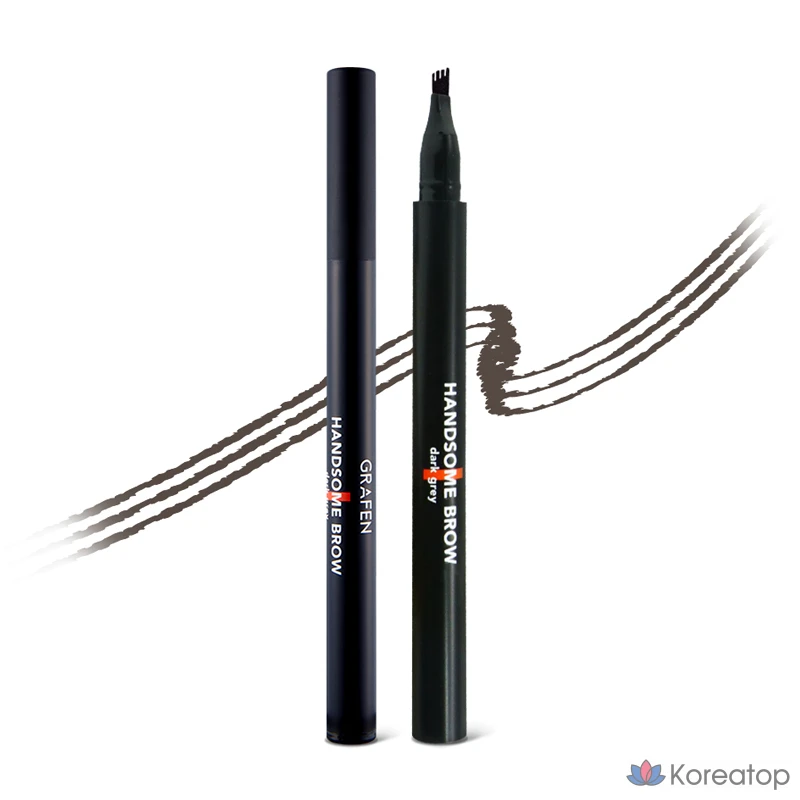 Татуаж бровей GRAFEN Handsome Men's Tattoo Eyebrow 0.8g, темно-серый, 1 шт.