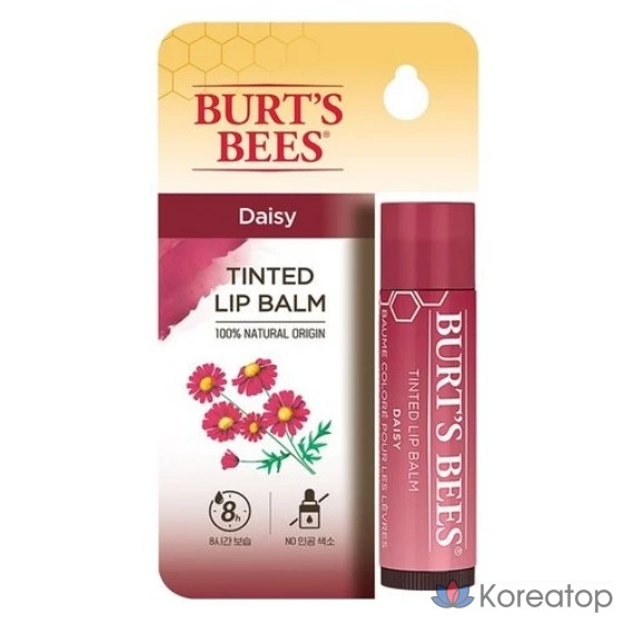 Бальзам для губ Burt's Bees Tinted Lip Balm, оттенок Daisy, 4.25 г, 1 шт.