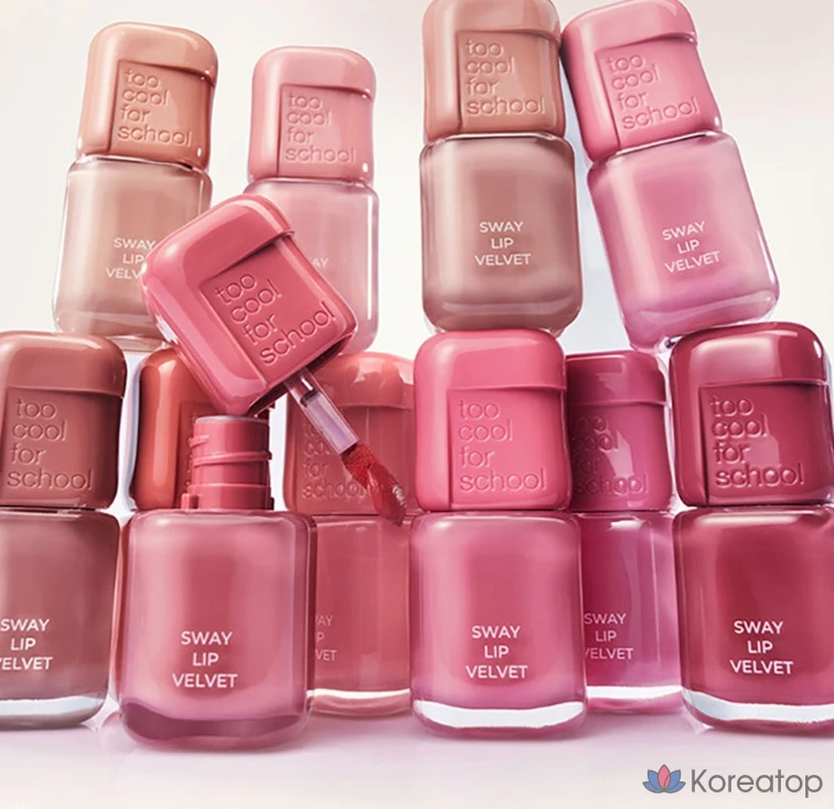 Тинт для губ Too Cool For School Swae Velvet Lip Tint, оттенок 11 Roasting Pig, 1 шт., фото 4