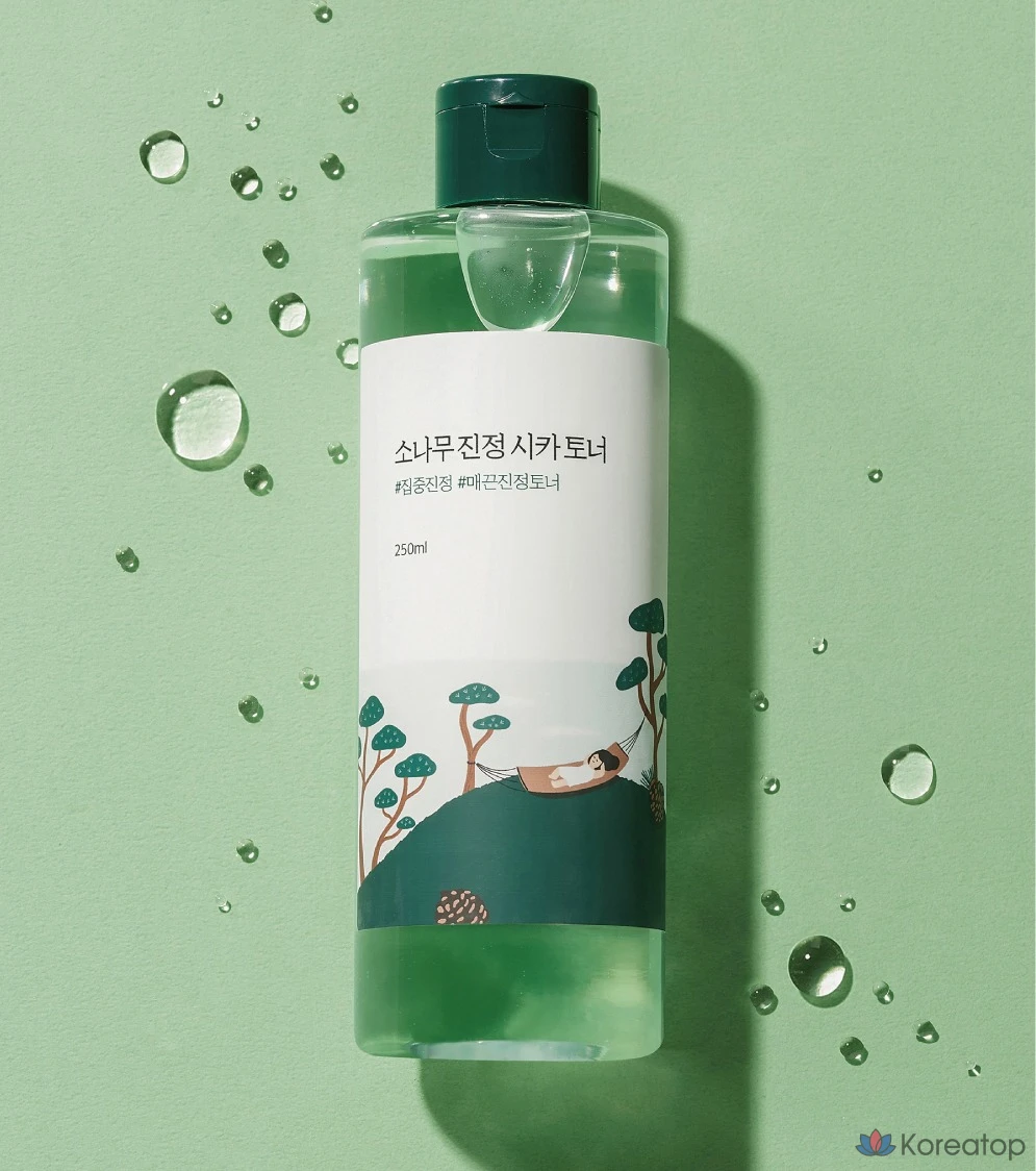 Успокаивающий тоник Round Lab Pine Calming Cica, 250 мл, 1 шт.