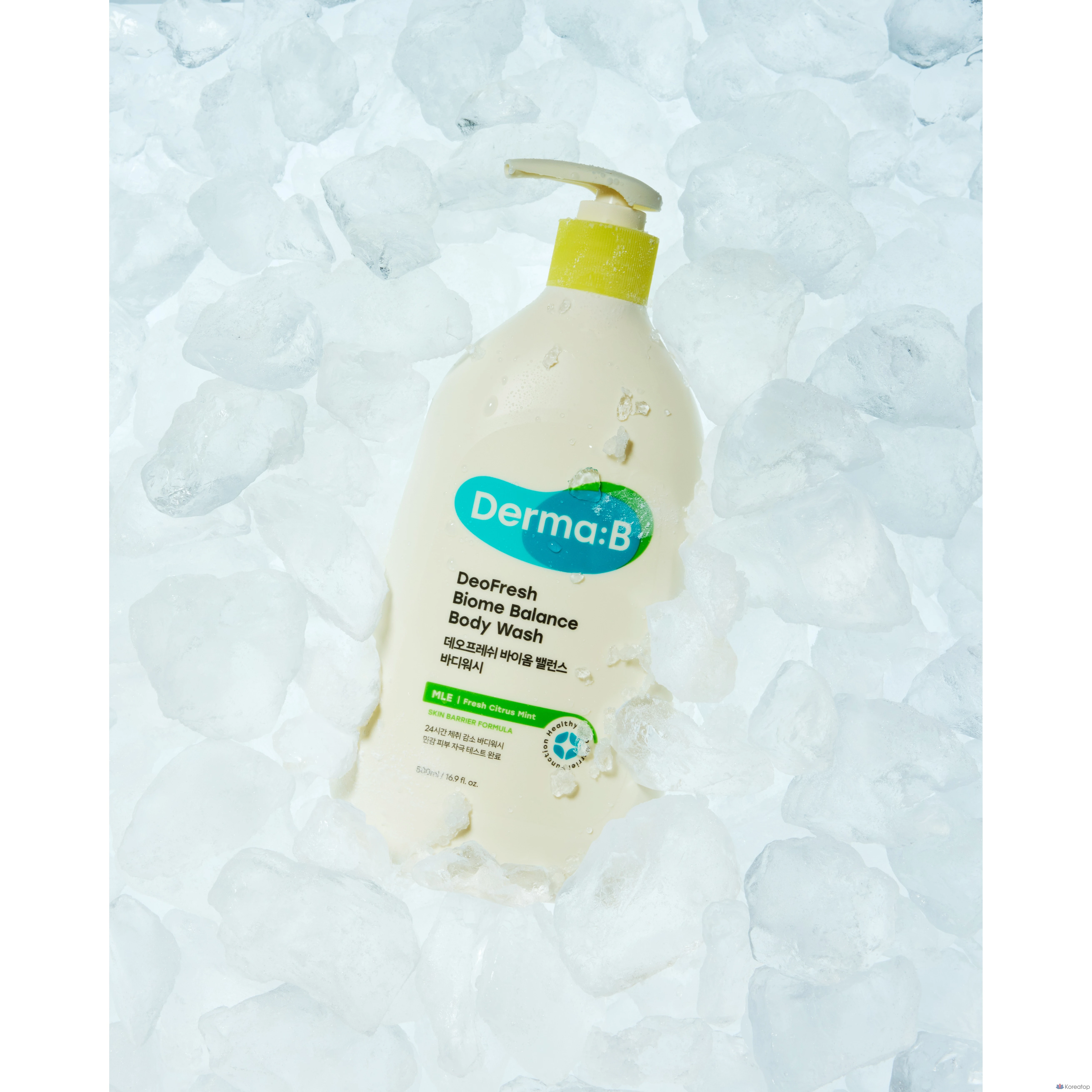 Гель для душа DERMA:B Deo Fresh Biome Balance Body Wash, 500 мл, 1 шт.