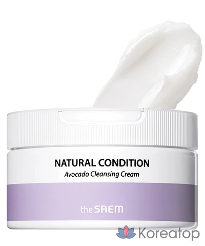 Очищающий крем с авокадо The Saem Natural Condition, 300 мл, 1 шт.