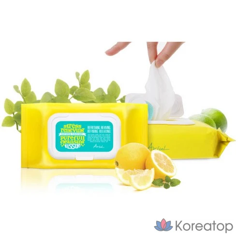 Очищающие салфетки Ariul Stress Relieving Purefull Cleansing Tissue, 80 листов