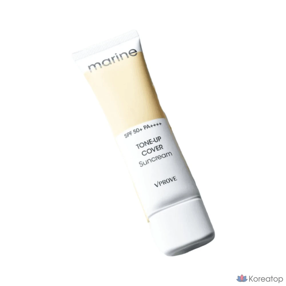 Солнцезащитный крем VPROVE Marine Tone-Up Cover Sunscreen SPF50+PA++++, 1 шт., 50 мл