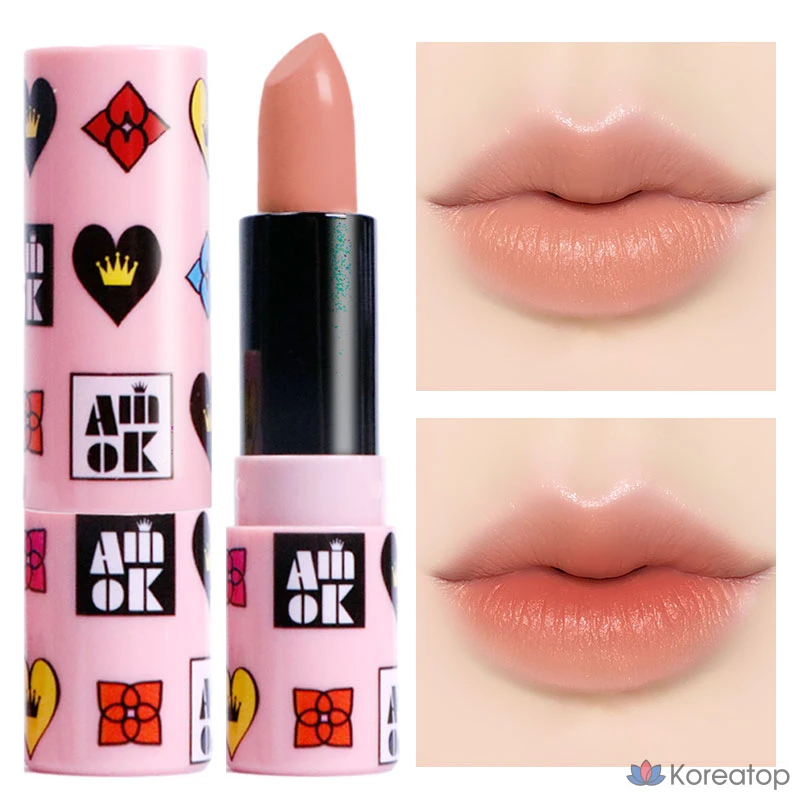 Губная помада YNM Amiok Kidult Picnic Lipstick, оттенок S210 Cotton Beige, 4 г, 1 шт., фото 3
