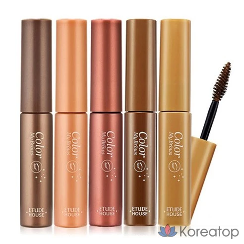 Тушь для бровей Etude House Pure False Brow Cara № 1 Насыщенный коричневый
