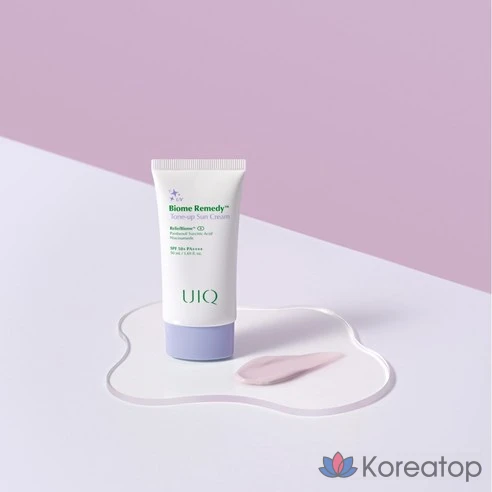 Солнцезащитный крем Yuik Biome Remedy Tone-Up (фиолетовый), фото 4