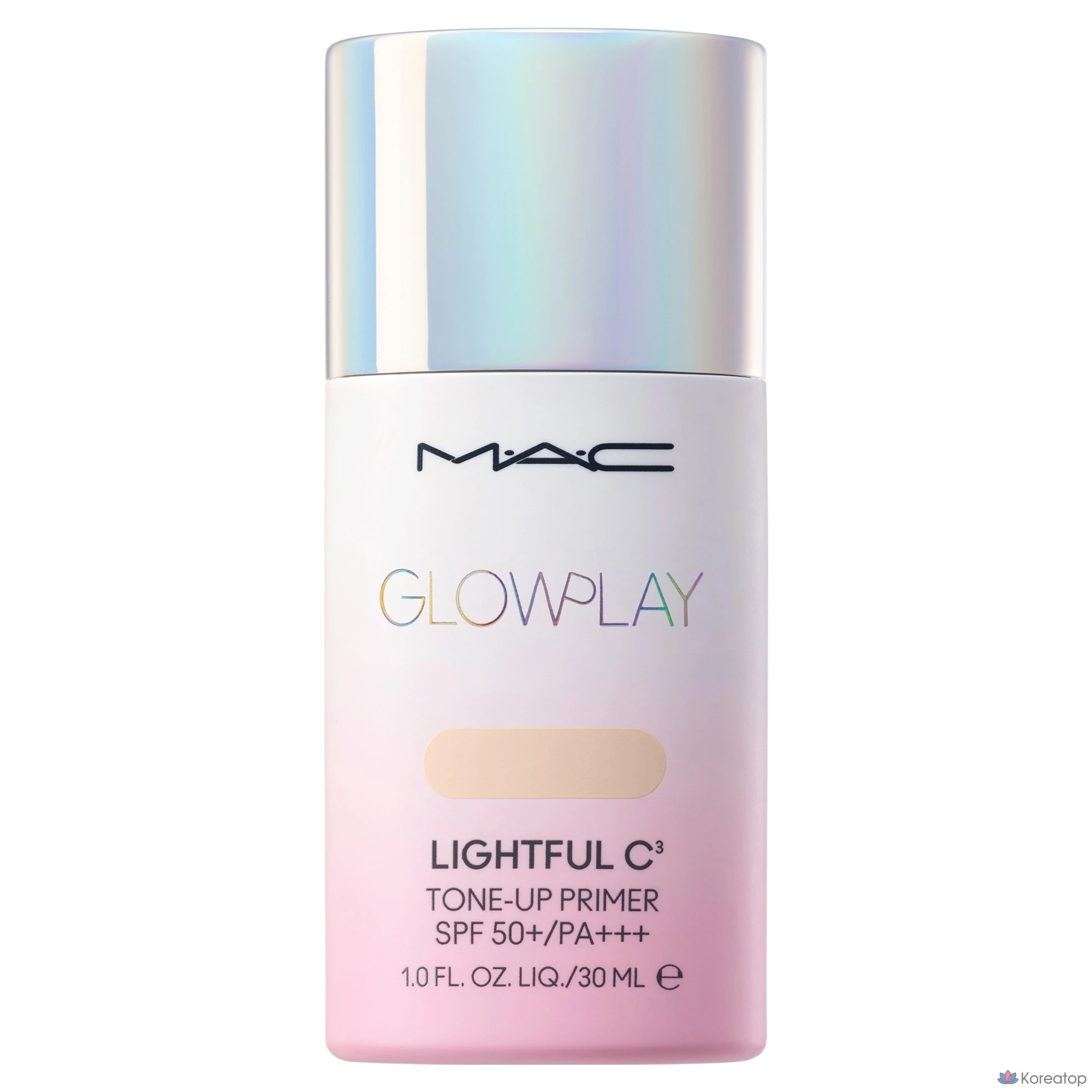 Праймер Mac Glow Play Lightful C3 Tone-Up Primer, оттенок Rosy Peach, 30 мл, 1 шт.