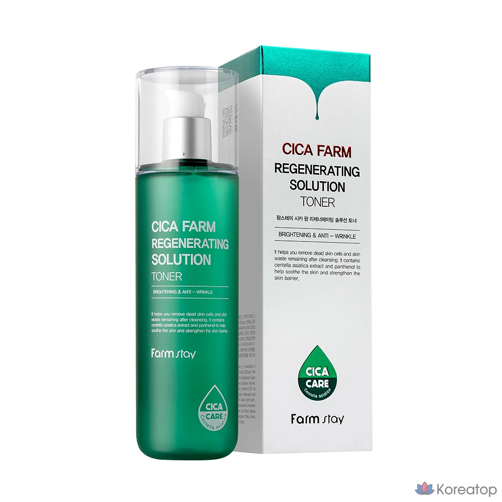 Тоник-восстанавливающий раствор FarmStay Cica Palm, 200 мл, 1 шт.
