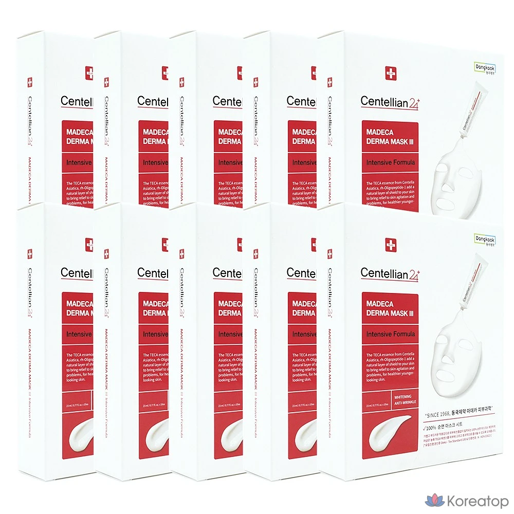 Маска для лица Centellian24 Derma Mask 3 Intensive Formula, 10 штук