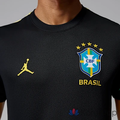 Футболка мужская Jordan Brazil Strike Dri-FIT Soccer Short-Sleeve Knit Top
