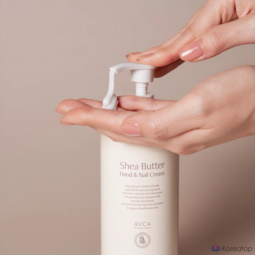 Увлажняющий крем для рук и ногтей AVCA с маслом ши, 1 шт., 300 мл
