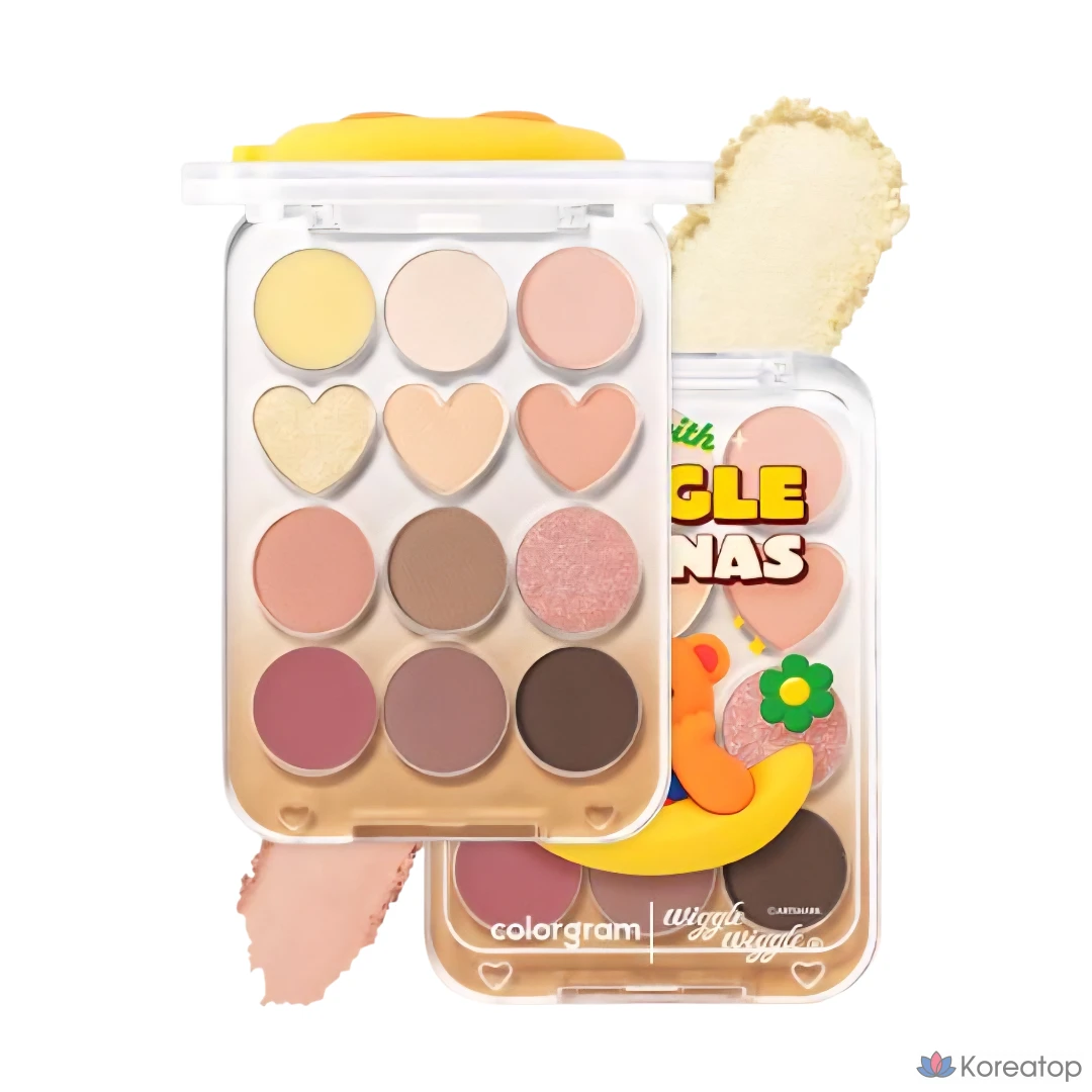 Палетка для век Colorgram Eye Tutorial Palette, оттенок 05 Yellow Sweet Banana (Wiggle Wiggle), 1 шт.