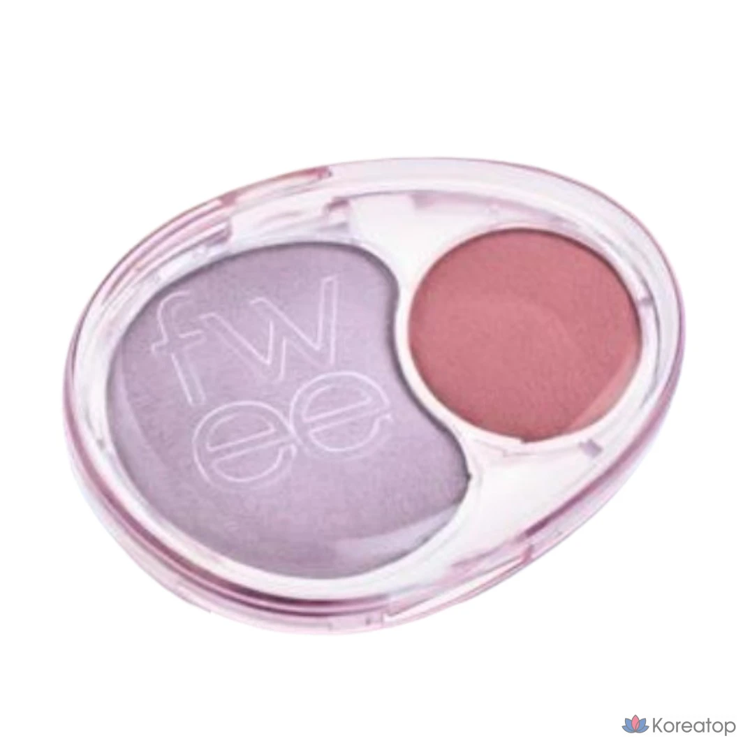 Румяна Puy Mellow Dual Blusher, No More Cupid, 1 шт., фото 4