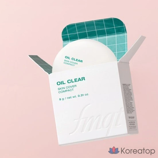 FMGT Oil Clear Skin Pact 9g, № 203, 1 шт.