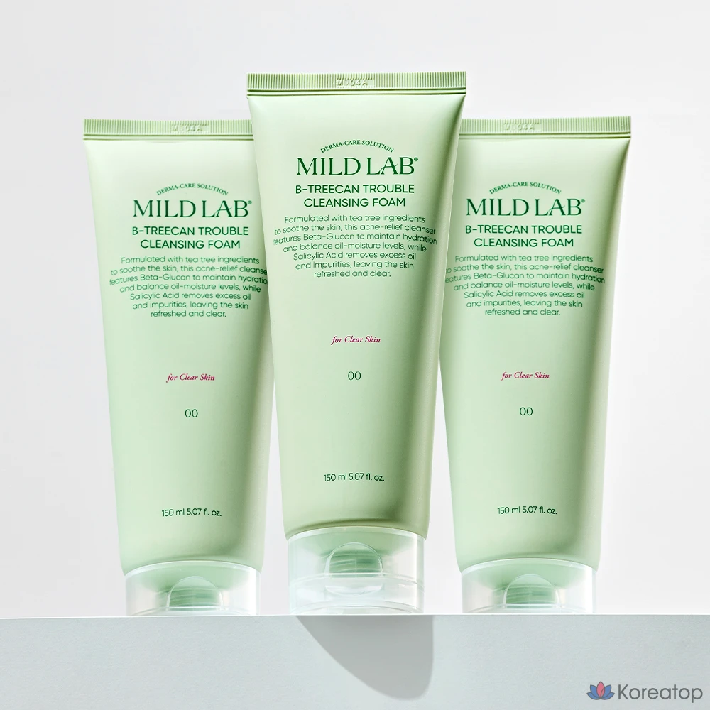 Очищающая пенка для лица Mild Lab Betatrican Trouble, 1 шт., 150 мл