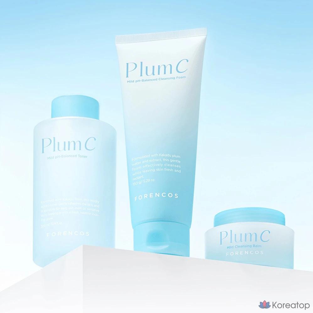 Тоник для лица Forencos Plum C Mild с мягкой кислотностью, 300 мл, 1 шт.