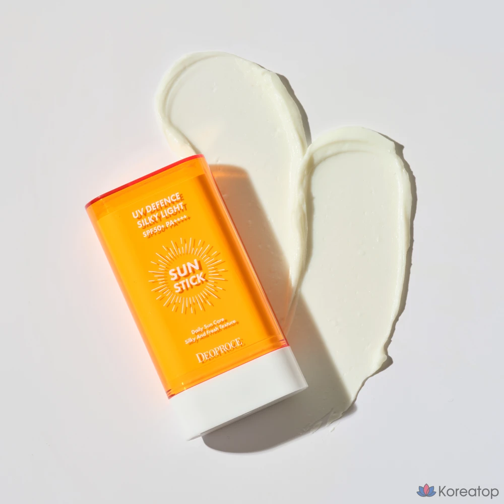 Солнцезащитный стик Deoproce UV Defense Silky Light SPF50+ PA++++, 19 г, 1 шт.