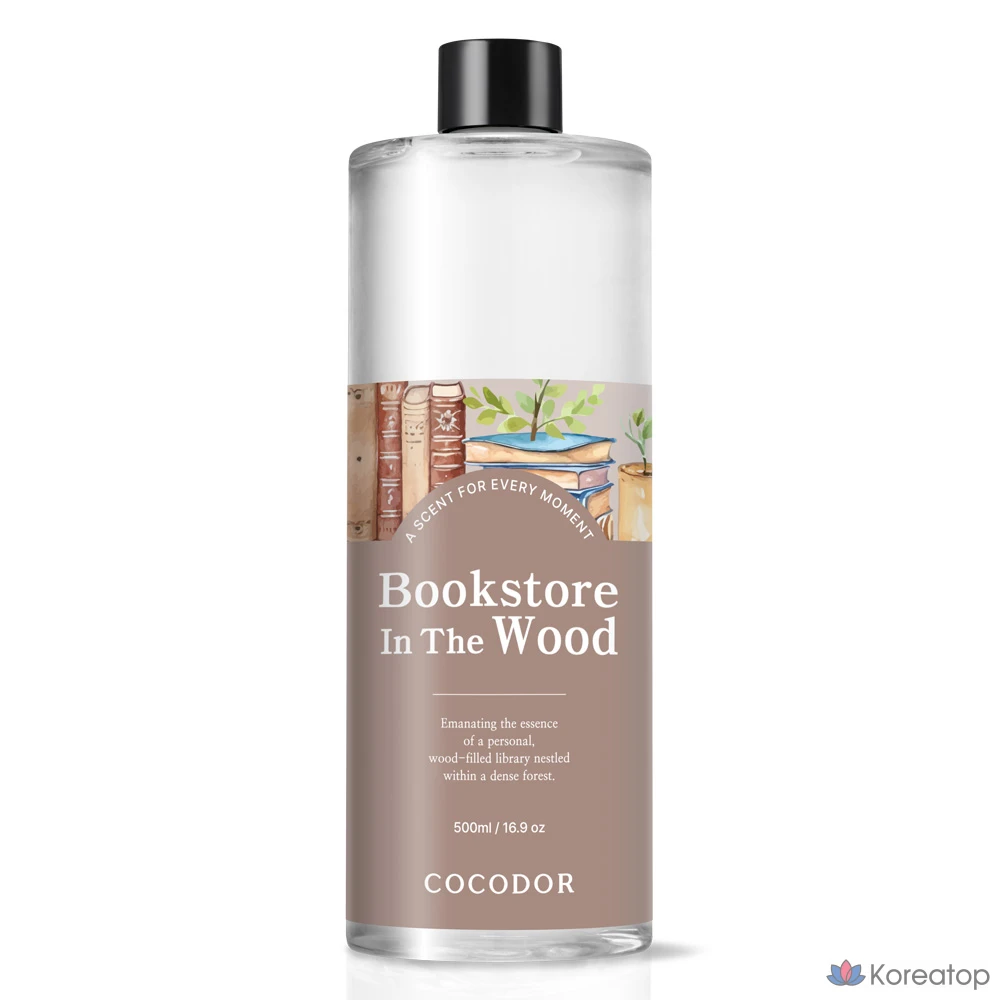 Диффузор-рефилл Cocodor Large Capacity Diffuser Refill, Bookstore in the Wood, 500 мл, 1 шт.