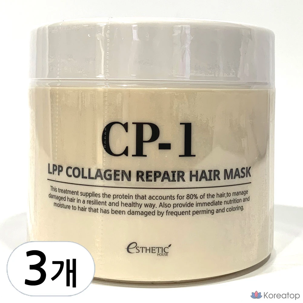 Восстанавливающая коллагеновая маска для волос CP-1 LPP, 3 шт., 300 мл