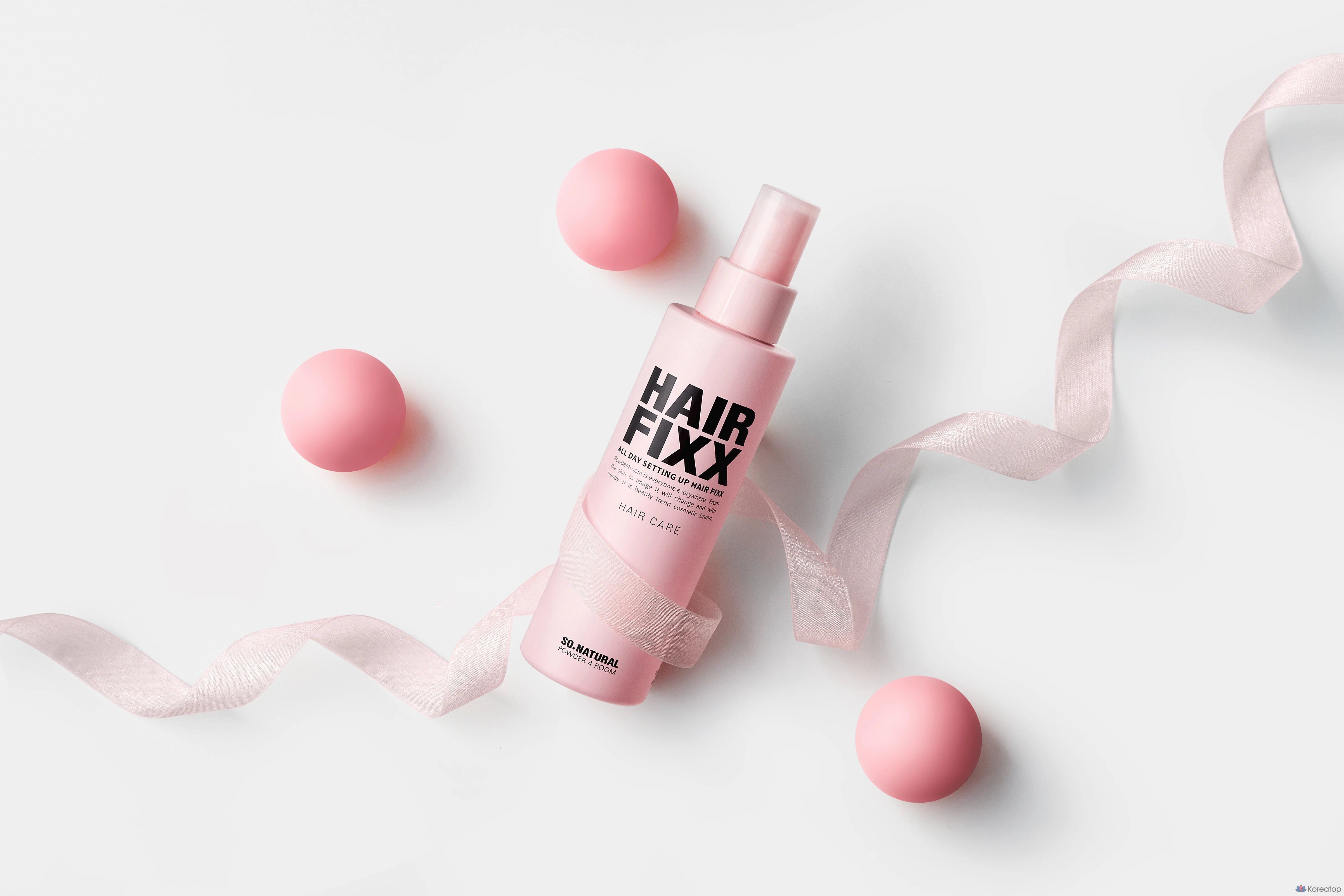 Фиксирующий лак для волос So Natural Powderforum All Day Setting Up Hair Spray Fixer, 155 мл, 1 шт.