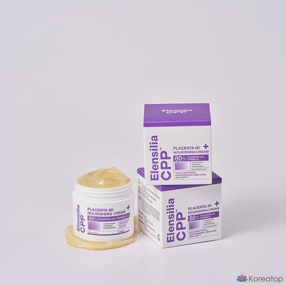 Питательный увлажняющий крем Elensilia Elasticity с высоким содержанием плаценты и витамином CPP, 50 г, 1 шт.