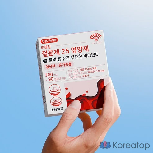 Негемовая железная добавка с витамином С Dongwha Pharmaceutical, 90 таблеток