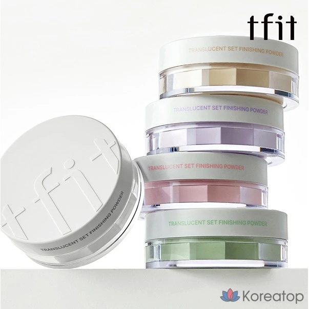 Полупрозрачная фиксирующая пудра Tipit, 03, зеленая, 1 шт.