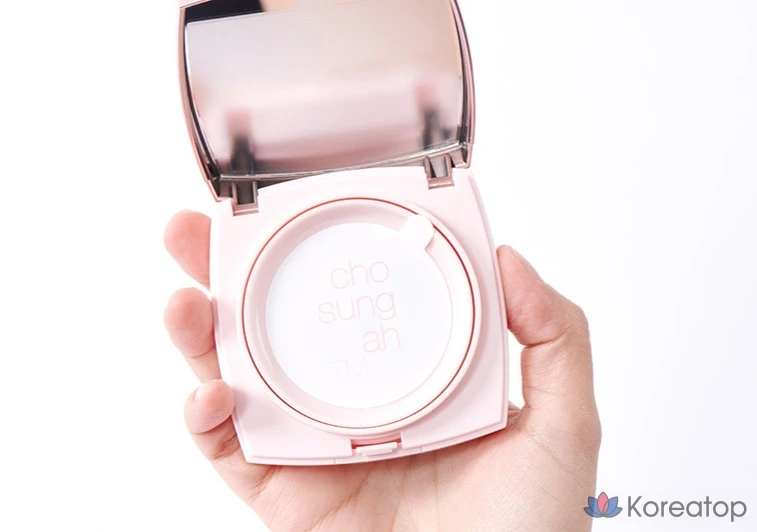 Кушон CHOSUNGAH Raybeam Up Cream Angeling Edition CC Cushion SPF50+ PA++++, оттенок Peach, 14 г, 3 шт.