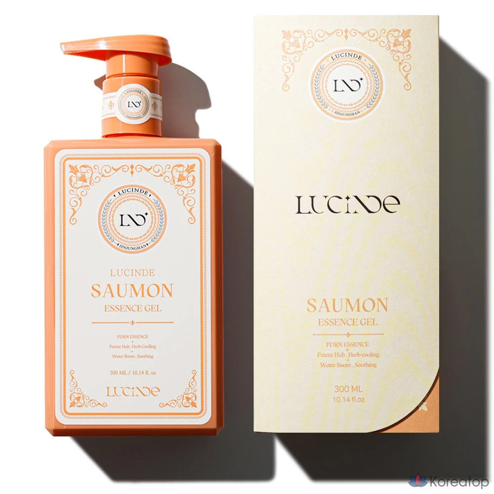 Lusand PDRN Лососевая гиалуроновая кислота Коллаген Увлажняющий Быстросохнущий Успокаивающий Эластичность Пантенол Сквалан Аквапорин Ампула REJURAN Essengel, 1 шт., 300 мл